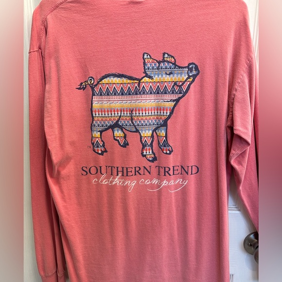 Southern Trend / Long Sleeve Graphic Tshirt / Comfort Colors - Picture 1 of 3